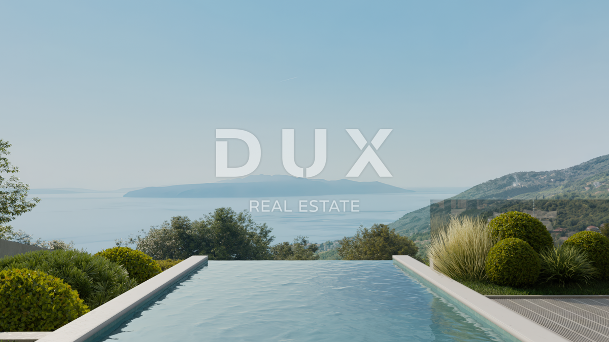 OPATIJA, POLJANE - Progetto di villa con vista sul mare