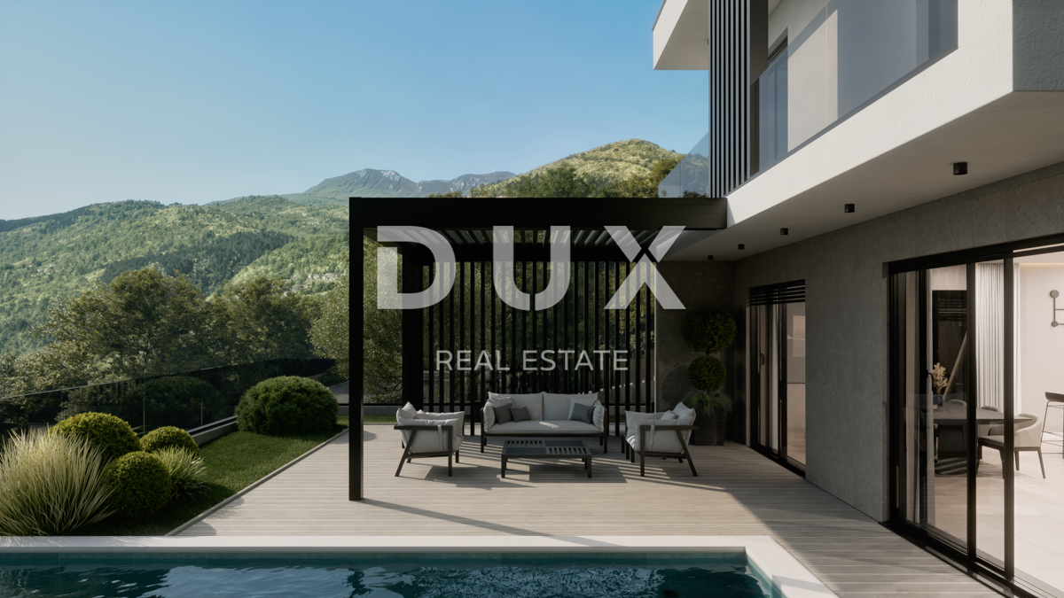 OPATIJA, POLJANE - Progetto di villa con vista sul mare