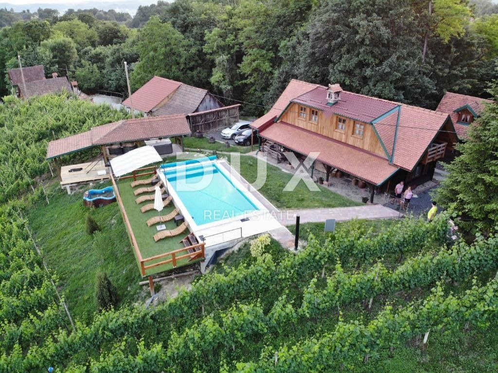 LUSSO A ZAGORJE - DUE CASE, PISCINA, JACUZZI, SAUNA, ENOTECA - UN'OASI DI PRIVACY A SOLI 35 MINUTI DA ZAGABRIA!