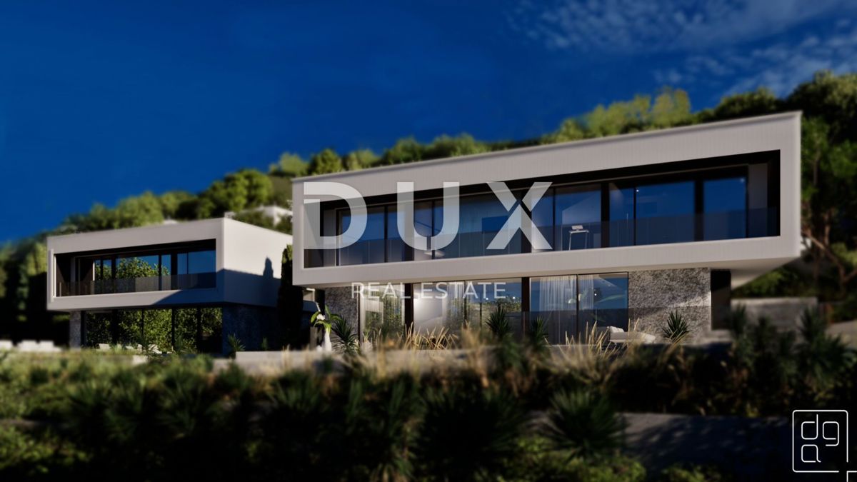 OPATIJA, MOŠĆENIČKA DRAGA - villa di lusso con piscina in una posizione privilegiata con vista panoramica sul mare