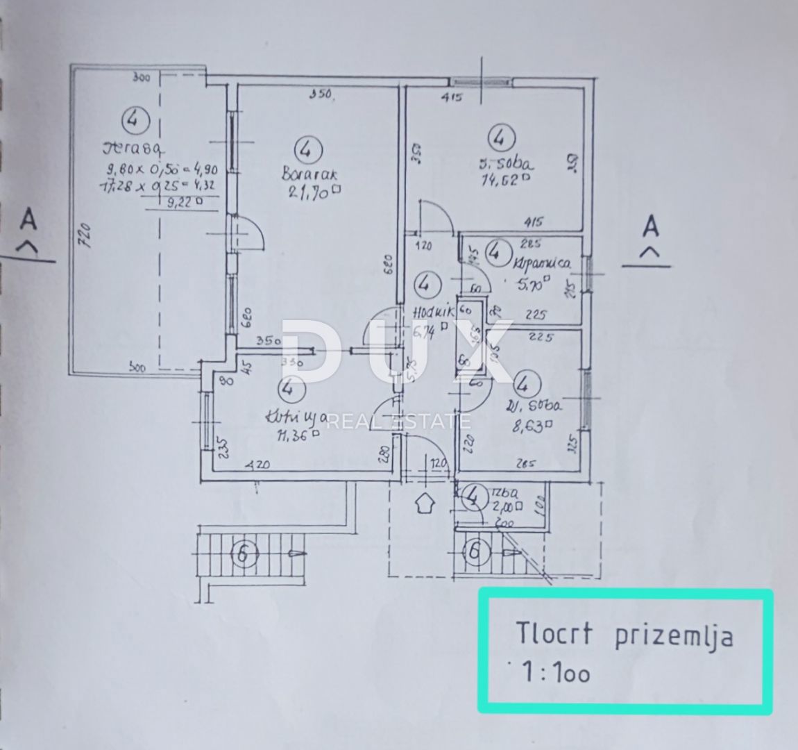 OPATIJA, IKA - appartamento 80m2, soggiorno + 2 camere da letto, piano terra, con vista mare e grande terrazza + giardino ca. 125m2