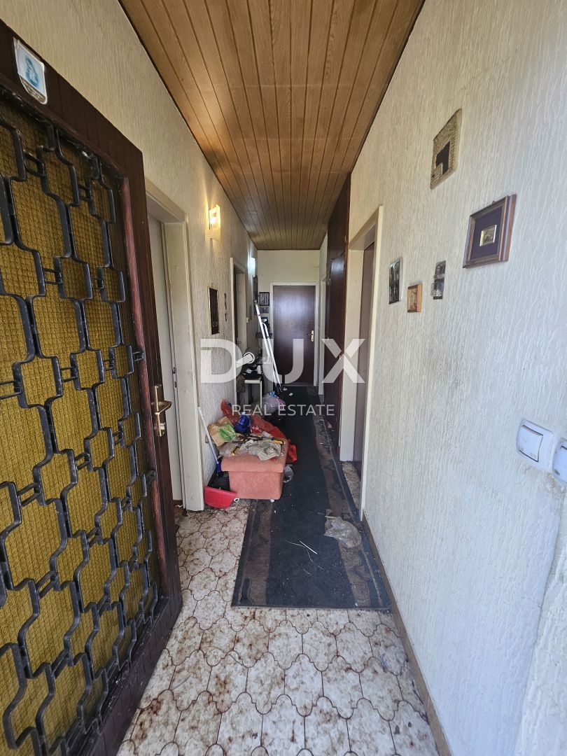 OPATIJA, IKA - appartamento 80m2, soggiorno + 2 camere da letto, piano terra, con vista mare e grande terrazza + giardino ca. 125m2