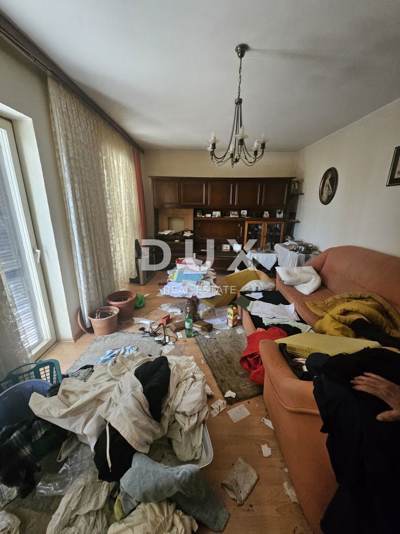 OPATIJA, IKA - appartamento 80m2, soggiorno + 2 camere da letto, piano terra, con vista mare e grande terrazza + giardino ca. 125m2