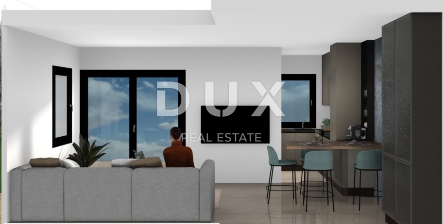 NOVALJA, JAKIŠNICA - Appartamento 58m2 al primo piano con una bellissima vista sul mare