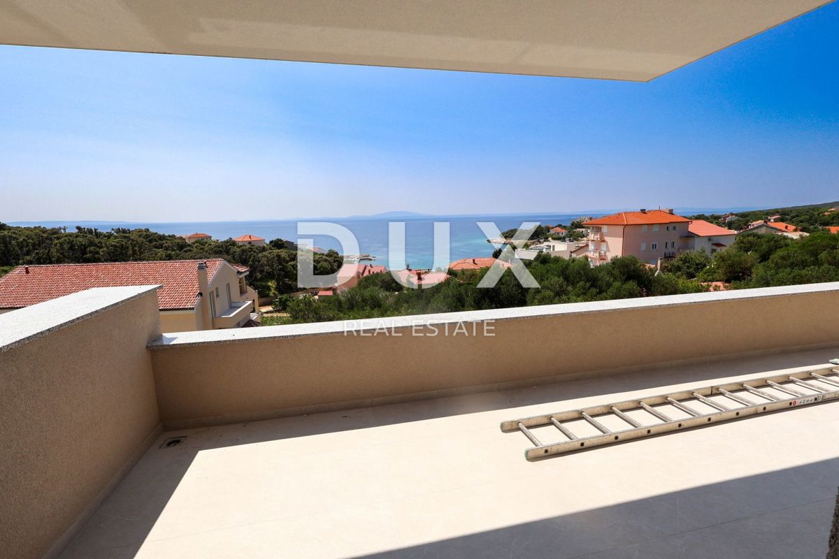 NOVALJA, JAKIŠNICA - Appartamento 58m2 al primo piano con una bellissima vista sul mare