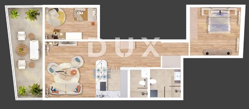 RIJEKA, KANTRIDA - nuovo edificio di lusso di qualità 2 camere da letto + soggiorno S25