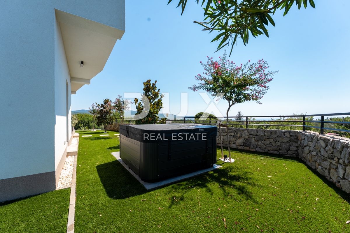ISOLA DI KRK, dintorni della città di Krk - Villa di lusso con vista panoramica sul mare