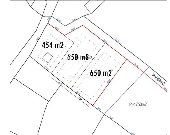 ZADAR, MURVICA - Terreno edificabile in posizione tranquilla! - 650m²