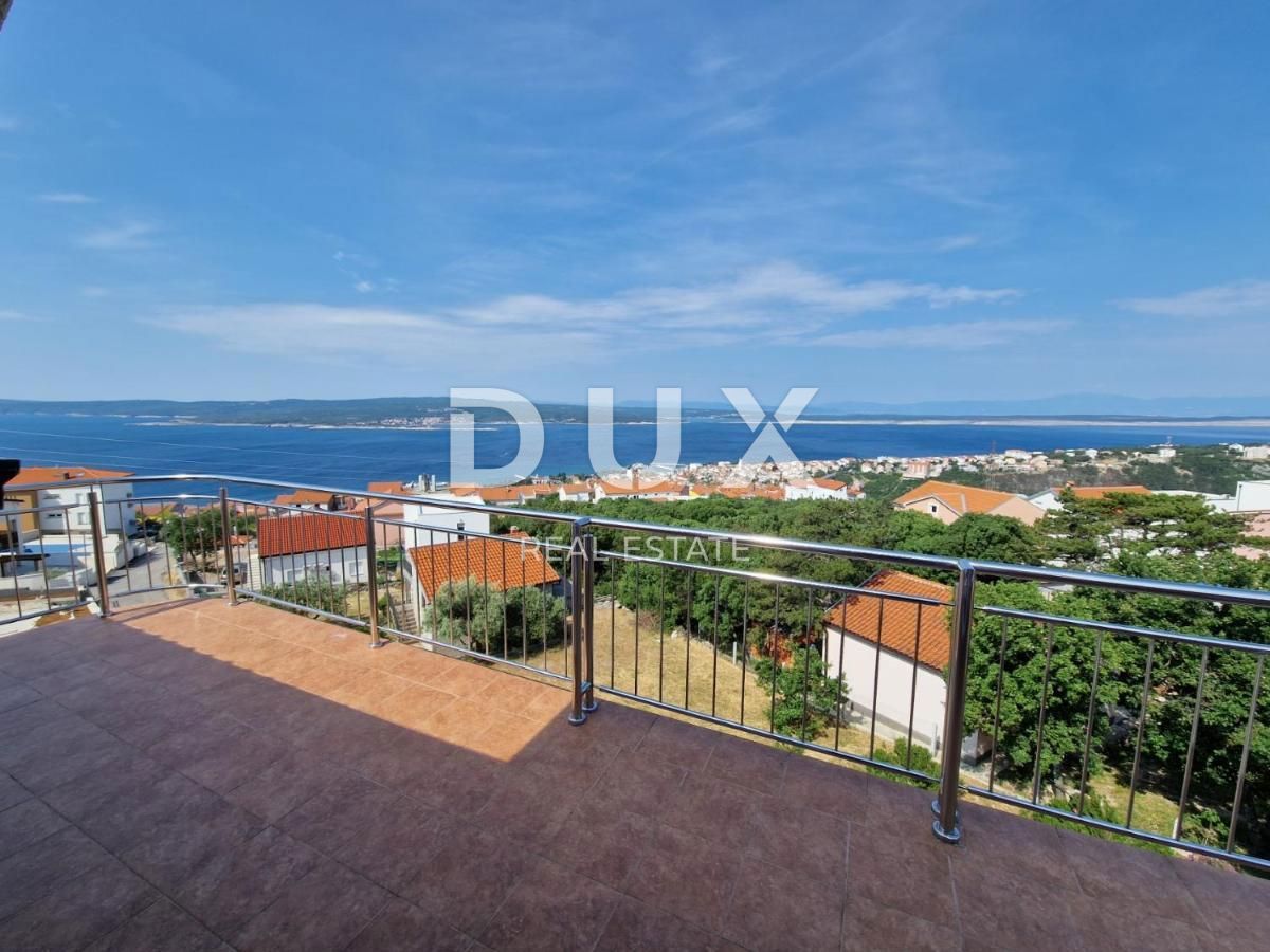 CRIKVENICA - Una bella casa con vista panoramica sul mare