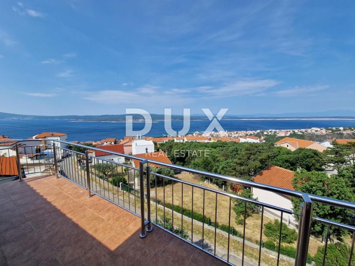 CRIKVENICA - Una bella casa con vista panoramica sul mare