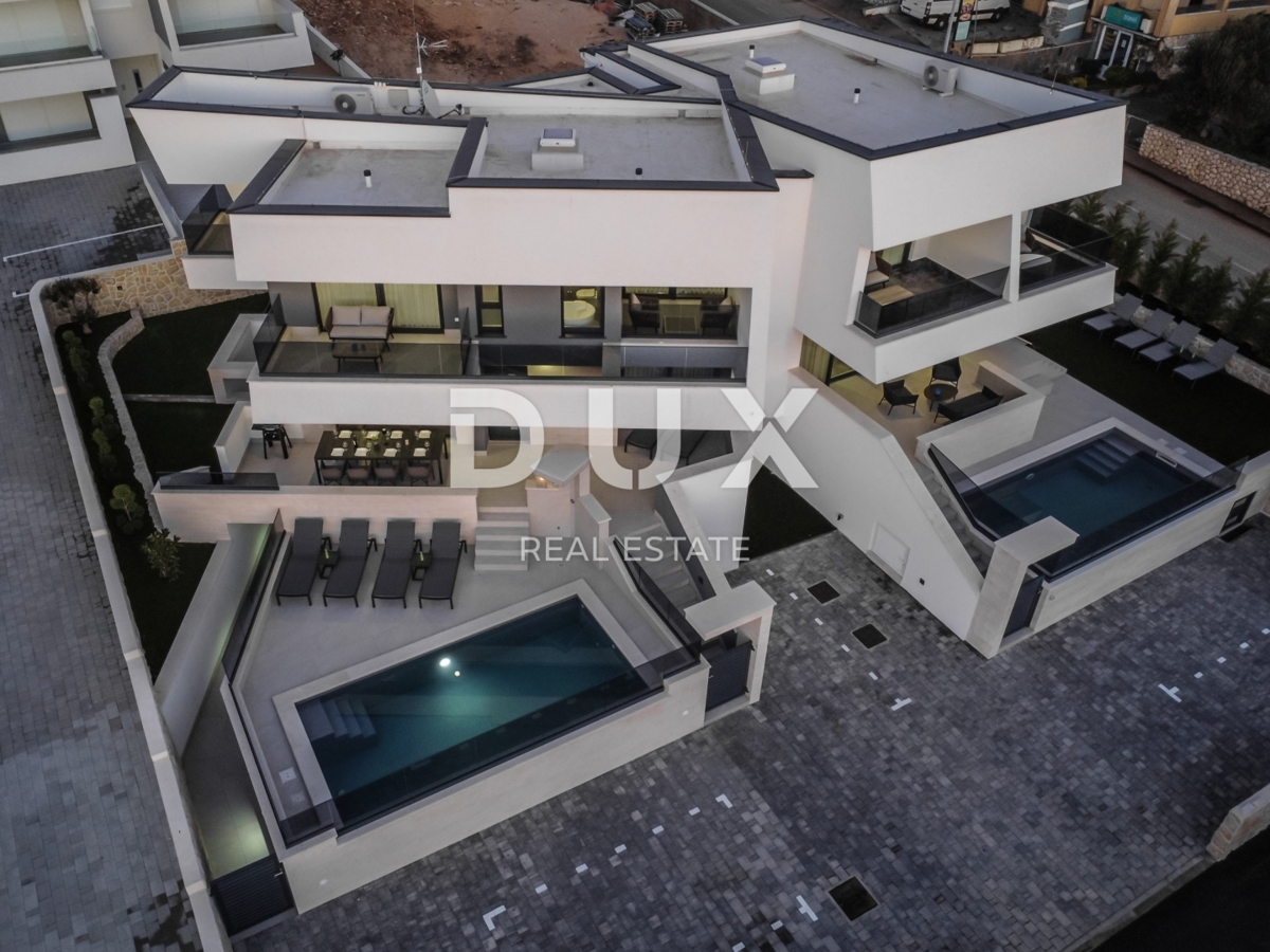 ISOLA DI PAG, NOVALJA - Villa con 4 camere da letto, piscina e sauna, 148,50 m2