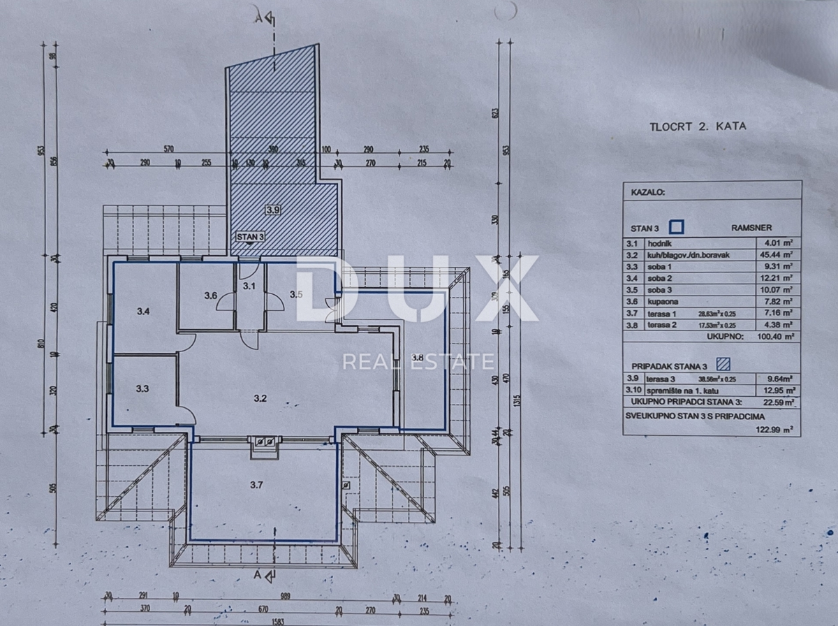 OPATIJA, LOVRAN – Attico con Piscina, Giardino e Vista Panoramica