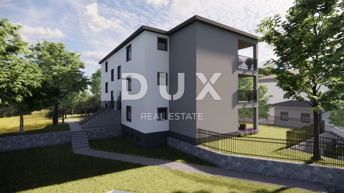 MATULJI, JUŠIĆI, JURDANI - appartamento al 1° piano 83,16 m2 in un nuovo edificio DB+2S con giardino 