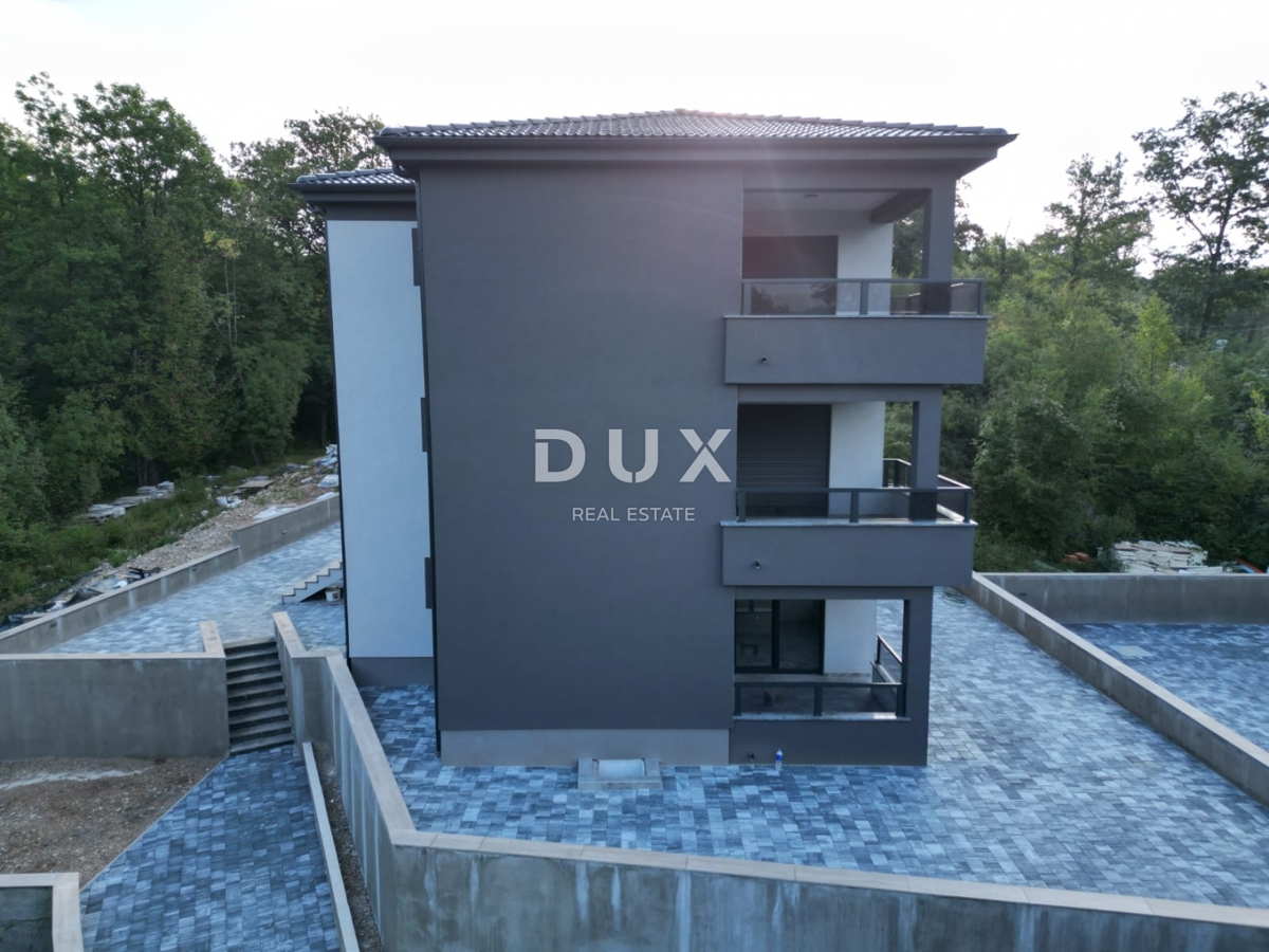 MATULJI, JUŠIĆI, JURDANI - appartamento al 1° piano 83,16 m2 in un nuovo edificio DB+2S con giardino 