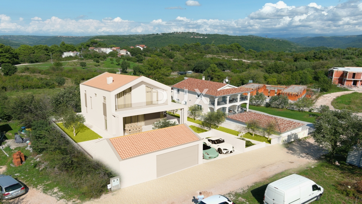 ISTRIA, BUIE, CASTEL - Terreno con permesso di costruire valido