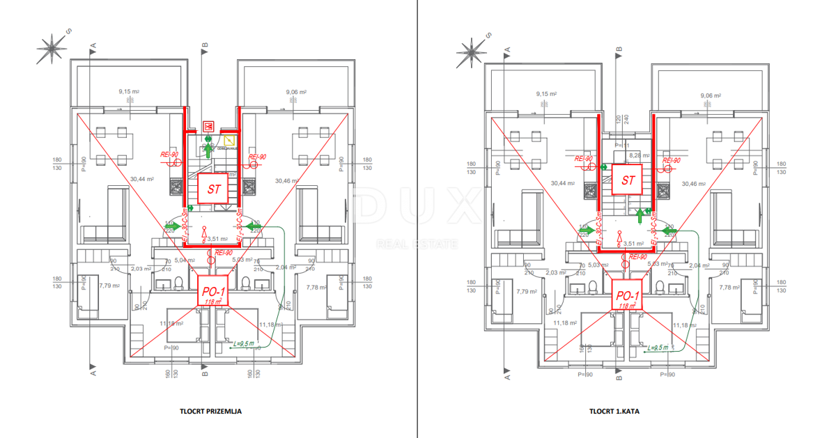 ISOLA DI PAG, PAG - ATTICO esclusivo in NUOVA COSTRUZIONE + terrazza con vista mare! OCCASIONE!