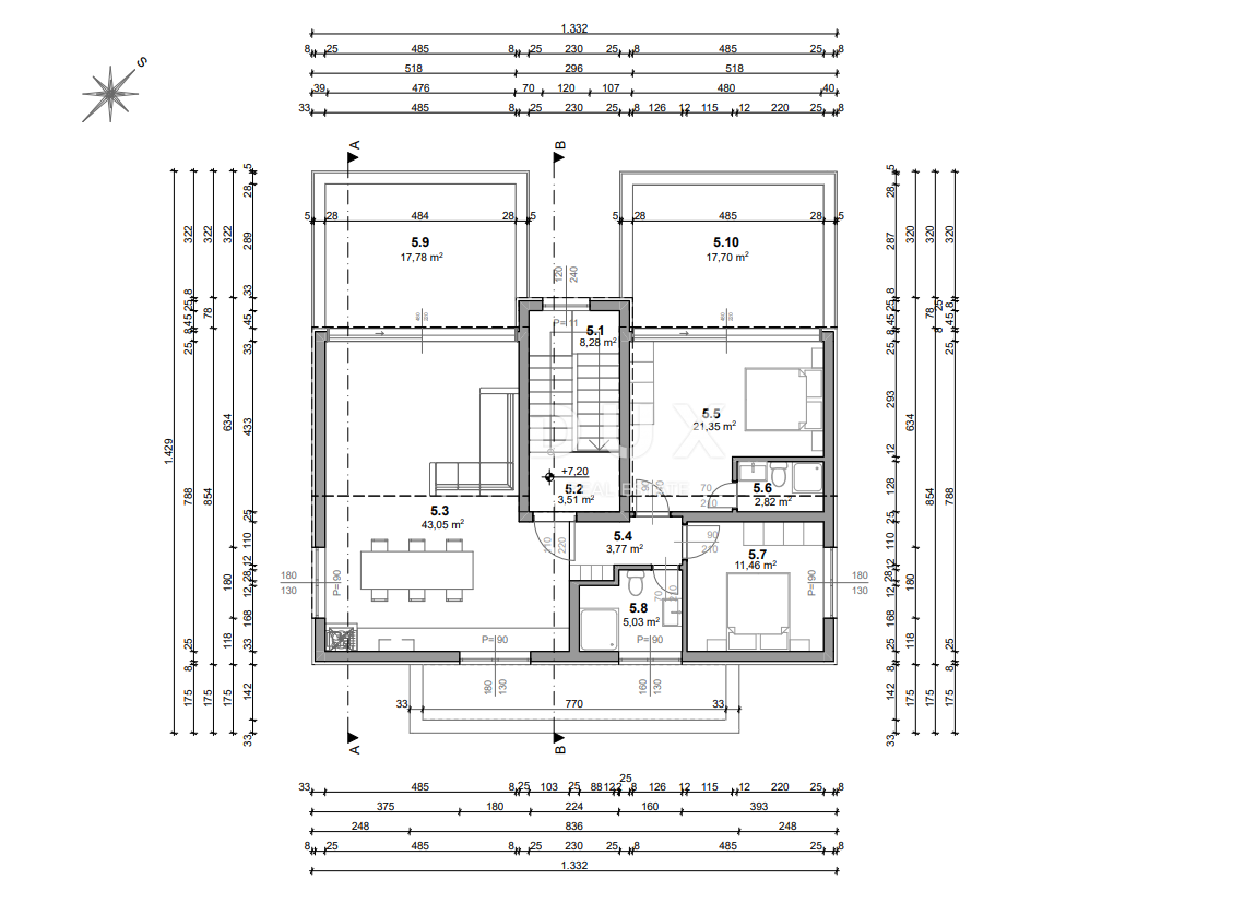 ISOLA DI PAG, PAG - ATTICO esclusivo in NUOVA COSTRUZIONE + terrazza con vista mare! OCCASIONE!