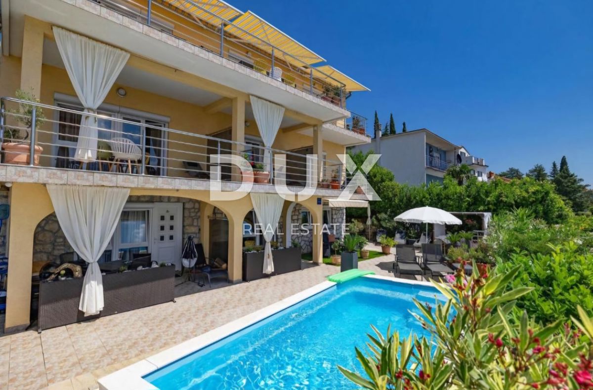 CRIKVENICA, DRAMALJ - Casa con 6 appartamenti, a 200 m dal mare