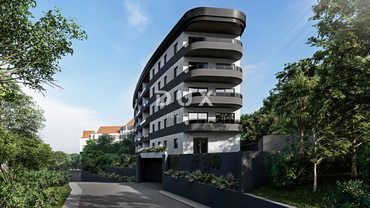 RIJEKA, KANTRIDA - Appartamento di 102 m2 in un lussuoso edificio di nuova costruzione a soli 250 metri dal mare con garage e vista panoramica sul mare