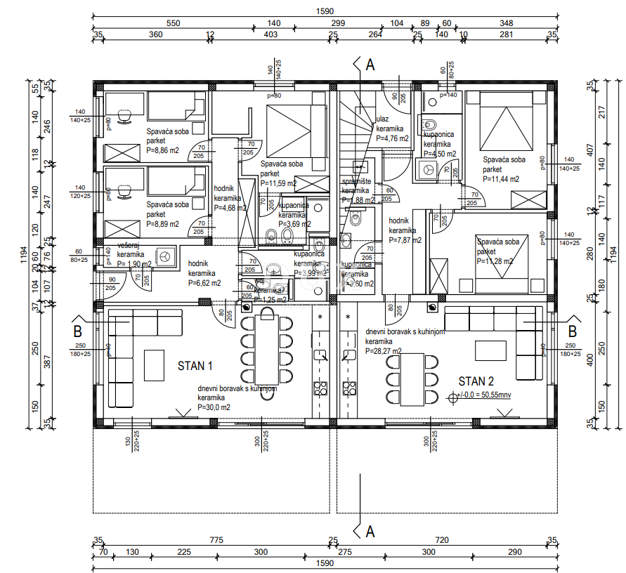 ISTRIA, PARENZO - Appartamento al piano terra in un nuovo edificio vicino al mare