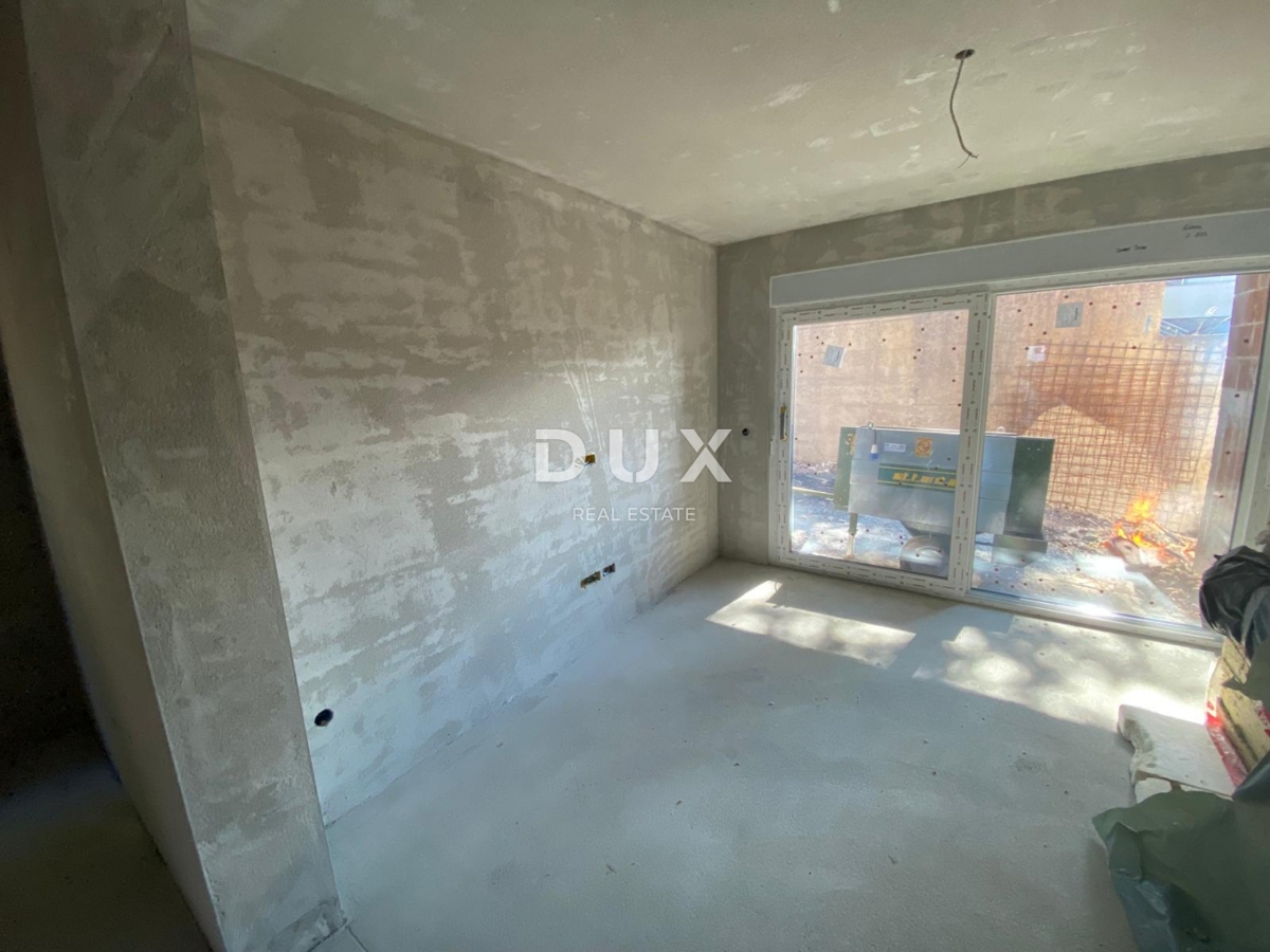 RIJEKA, DRENOVA - esclusivo appartamento in NUOVO EDIFICIO al piano terra con giardino + 2 posti auto! OCCASIONE!