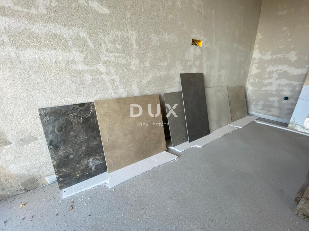 RIJEKA, DRENOVA - esclusivo appartamento in NUOVO EDIFICIO al piano terra con giardino + 2 posti auto! OCCASIONE!