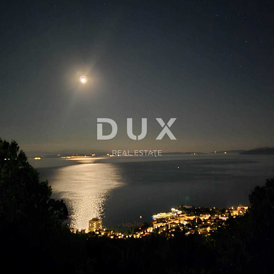 ABBAZIA, BREGI - villa con vista panoramica sul mare e ampio giardino! OCCASIONE!