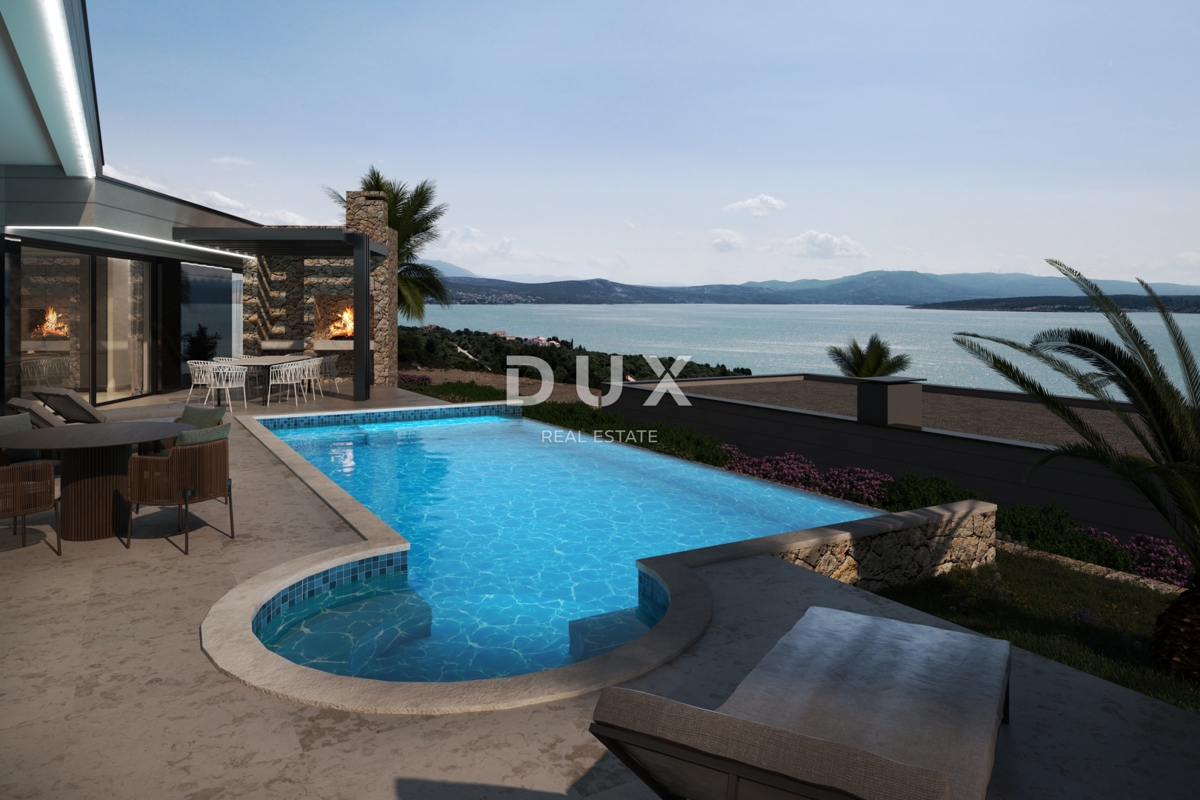 ZADAR, POSEDARJE - Incantevole villa al piano terra con vista panoramica sul mare!