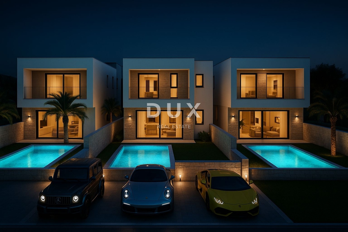 ISOLA DI PAG, NOVALJA - terreno con progetto in ottima posizione