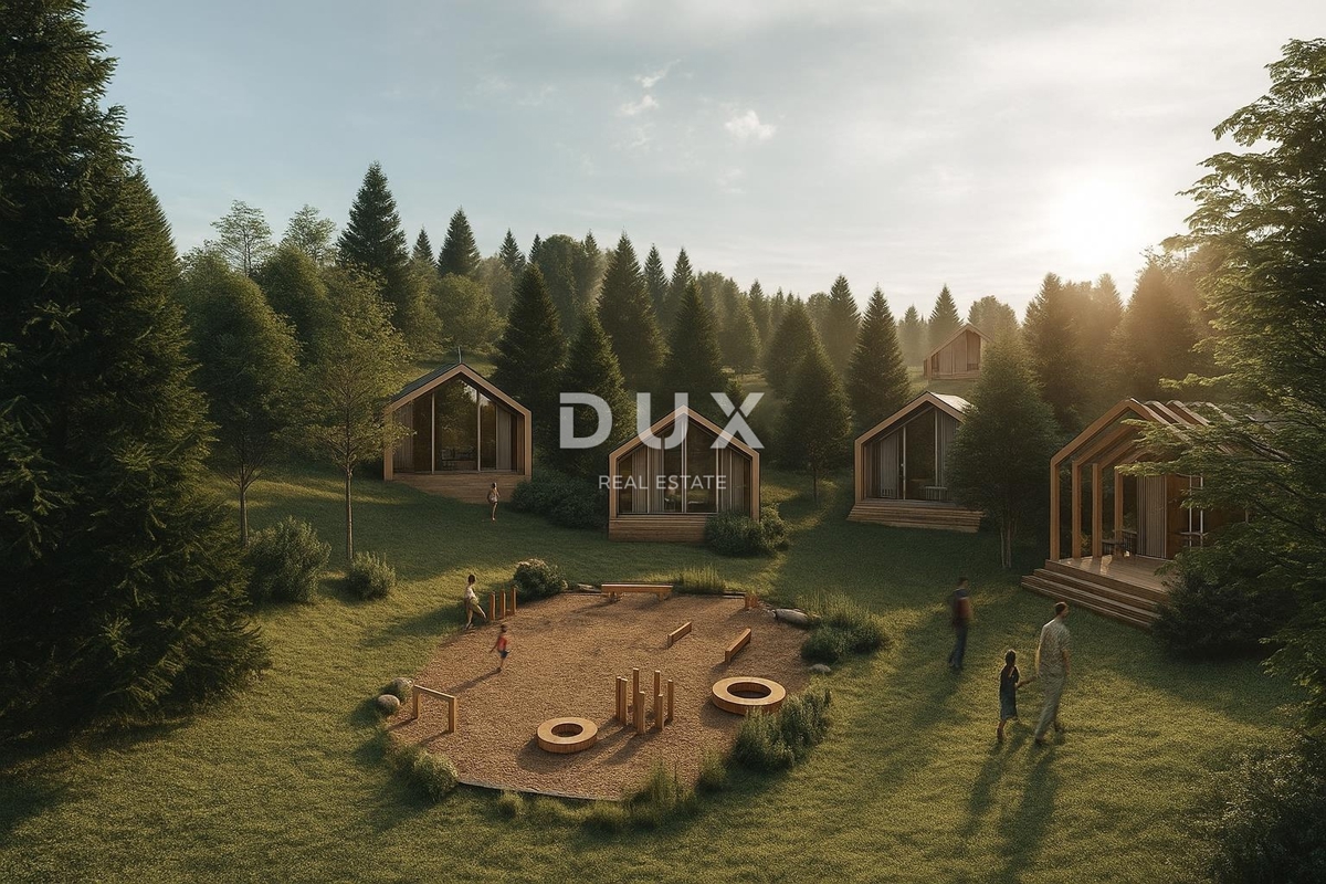 GORSKI KOTAR, STARI LAZ - progetto concettuale e di terreno per la costruzione del primo resort boutique per famiglie nella regione