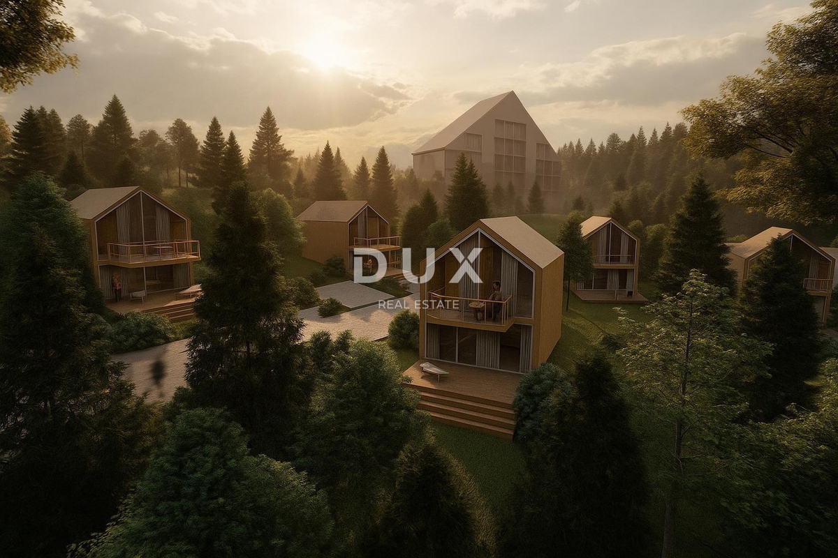 GORSKI KOTAR, STARI LAZ - progetto concettuale e di terreno per la costruzione del primo resort boutique per famiglie nella regione