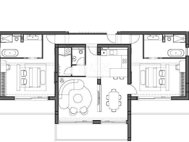RIVIERA DEL QUARNERO - attico prima fila al mare con servizi alberghieri
