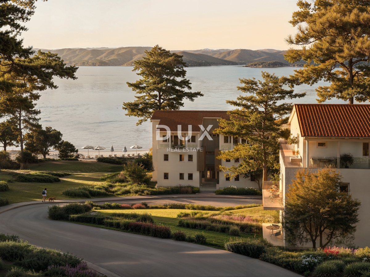 NOVI VINODOLSKI – Appartamento di 53 m² in un resort esclusivo, prima fila al mare con spiaggia privata