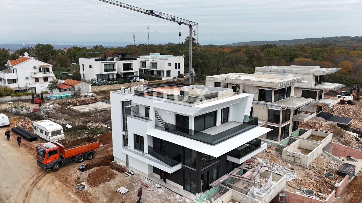ISOLA DI KRK, NJIVICE - Nuovo edificio esclusivo, appartamento con piscina!