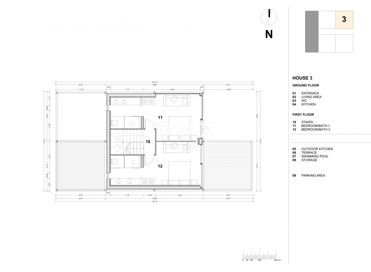 ISTRIA, UMAGO - Villa ecologica con vista mare
