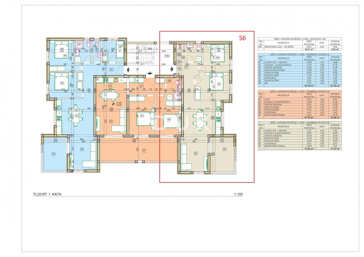 SEBENICO, VODICE – Appartamento con due camere da letto in un nuovo edificio! VISTA MARE! OCCASIONE!