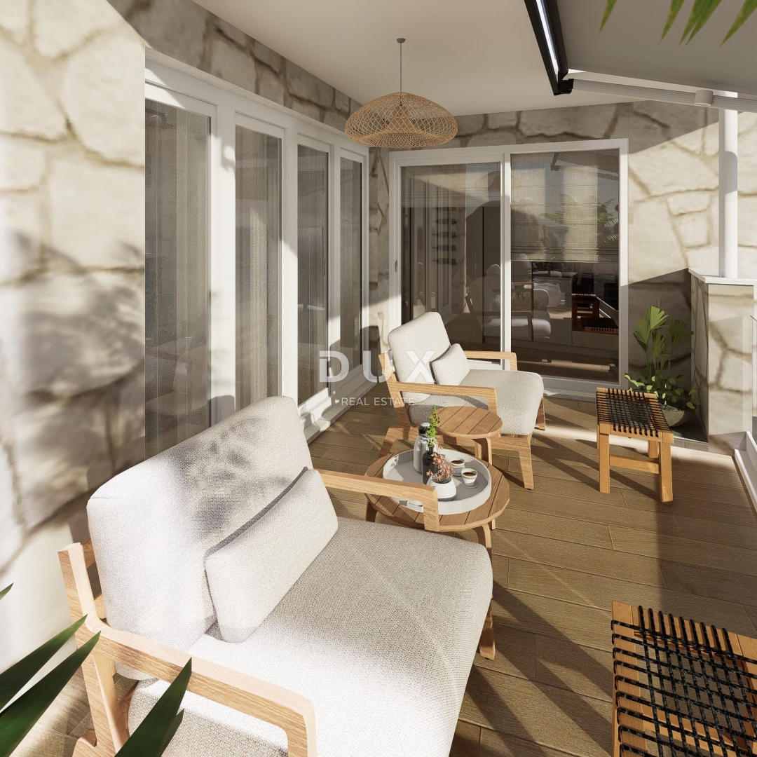 CRIKVENICA - appartamento con tre camere da letto e garage, a 130 m dal mare