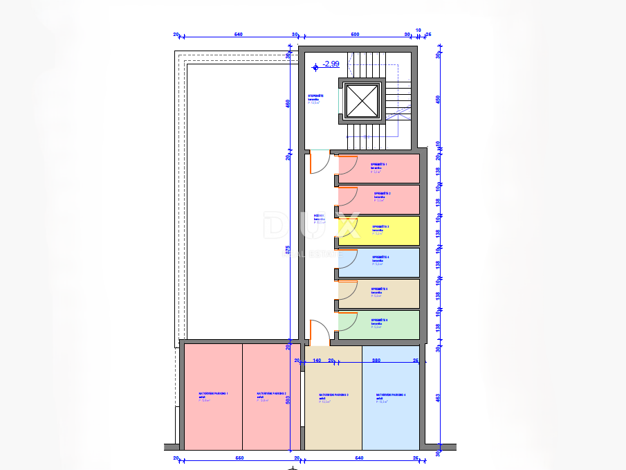 UMAG, ZAMBRATIJA - fantastico edificio nuovo a 100 metri dal mare e dalla spiaggia, POSIZIONE eccellente! Appartamento con terrazza