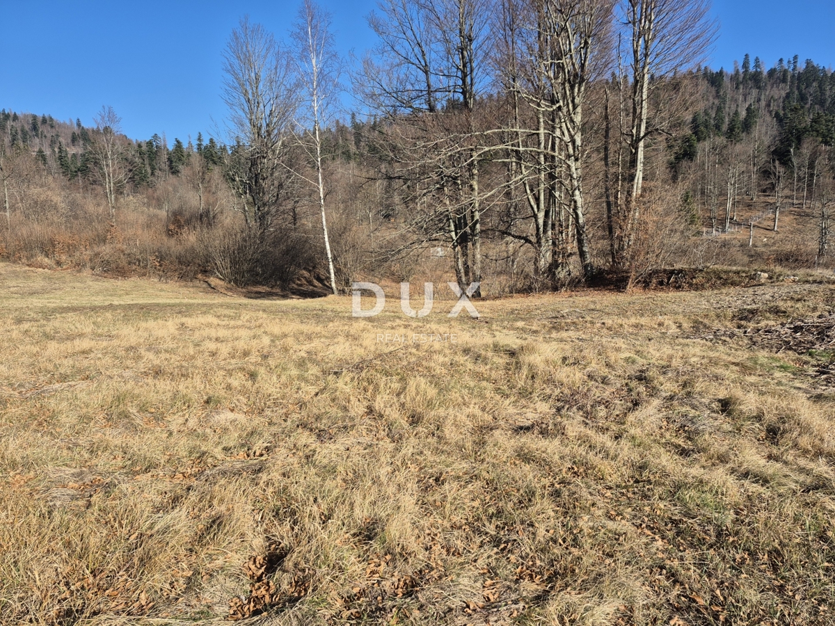 GORSKI KOTAR, FUŽINE - terreno edificabile 2053 m2 - opportunità di investimento!