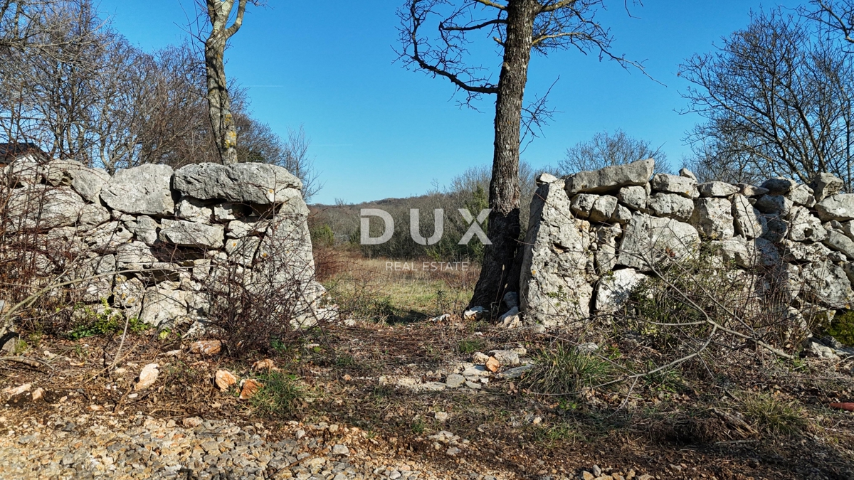 ISOLA DI KRK, GARICA - Terreno agricolo edificabile, configurazione pianeggiante, ideale per una villa di lusso con piscina