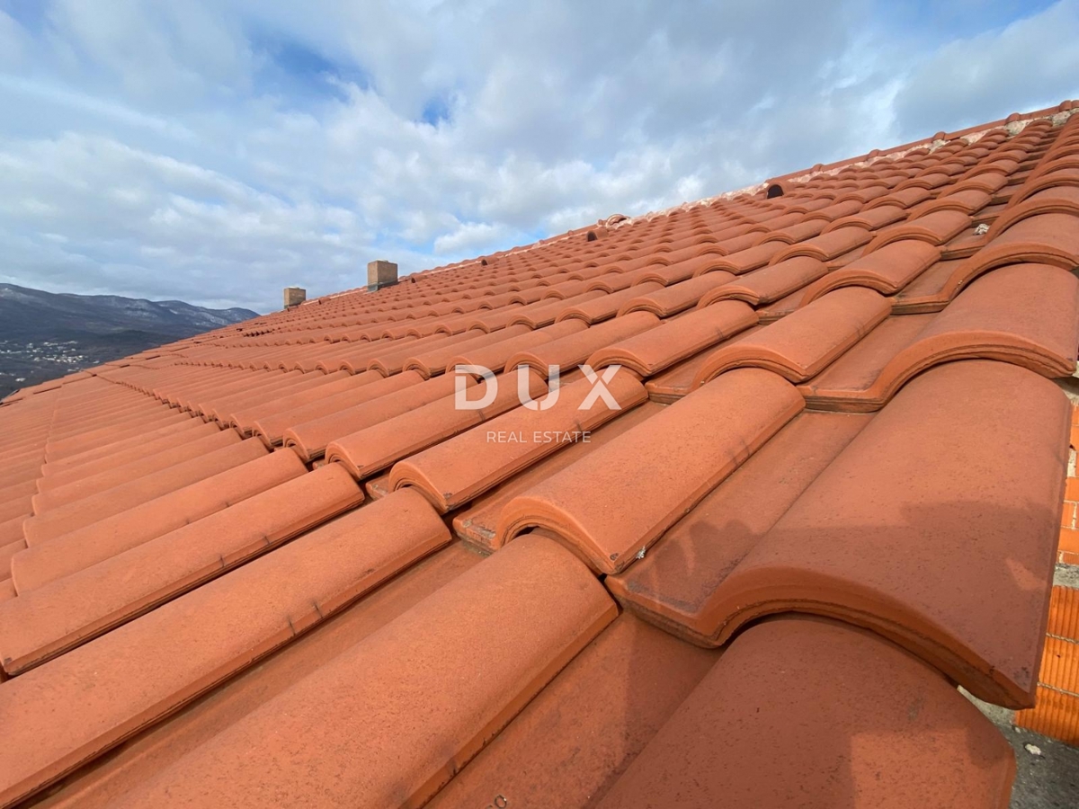 RIJEKA, KASTAV - casa indipendente con vista mare + garage + ampio giardino! OCCASIONE! VENDITA URGENTE!