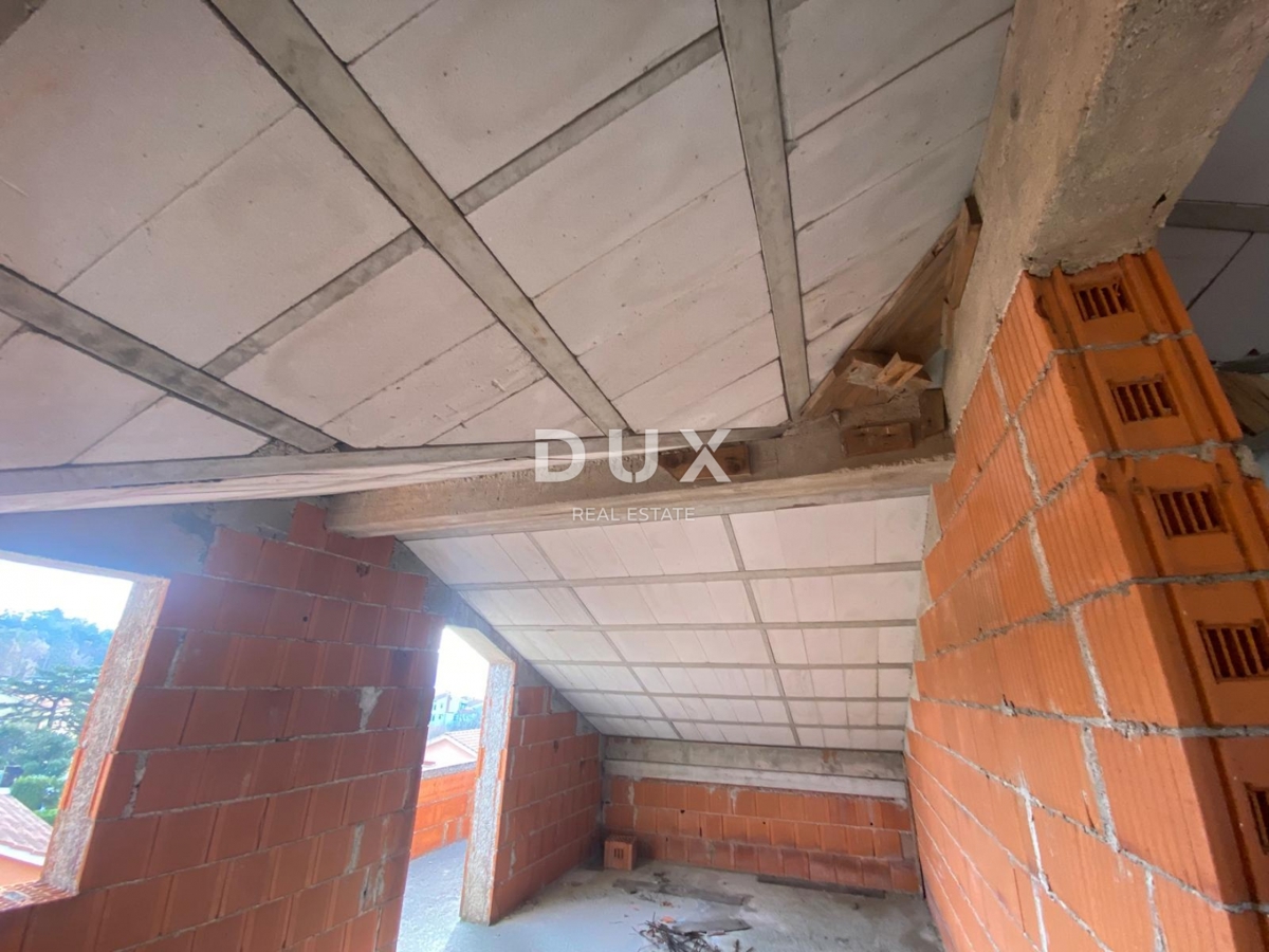 RIJEKA, KASTAV - casa indipendente con vista mare + garage + ampio giardino! OCCASIONE! VENDITA URGENTE!