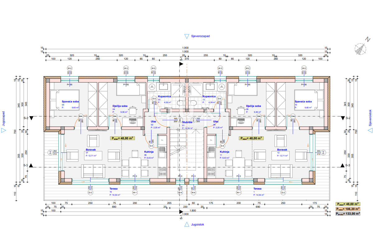 Terreno Sveta Klara, Novi Zagreb - Zapad, 410m2