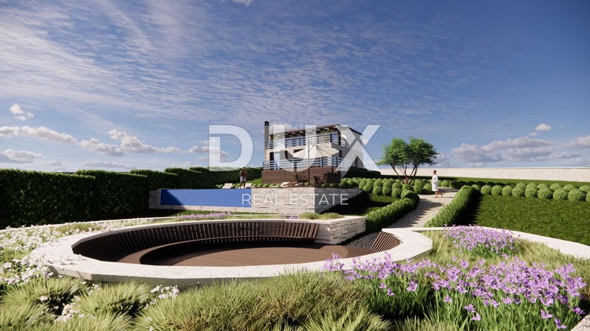 ISTRIA, PEDANA - Terreno con costruzione di due case, ai margini del villaggio, vista sulla natura