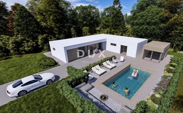 ZADAR, ZEMUNIK G. – Terreno edificabile con progetto di casa a basso consumo energetico