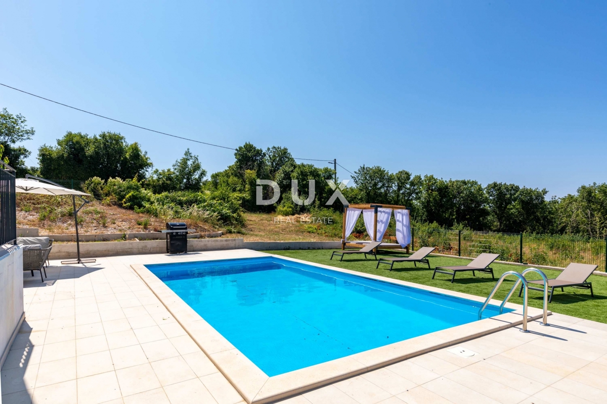 ISTRIA, RABAC - Casa in stile mediterraneo con piscina e vista mare