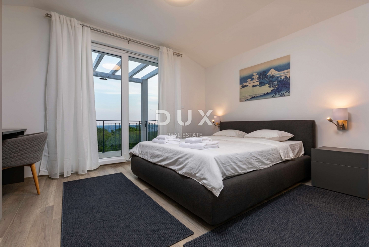 ISTRIA, RABAC - Casa in stile mediterraneo con piscina e vista mare