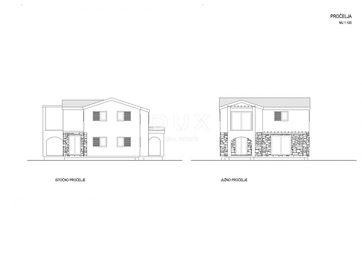ISTRIA, RABAC - Casa in stile mediterraneo con piscina e vista mare