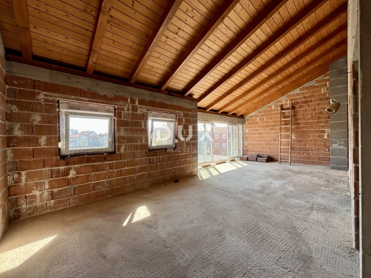 RIJEKA, SRDOČI - Nuova costruzione, 3 camere da letto + bagno con balcone e soppalco