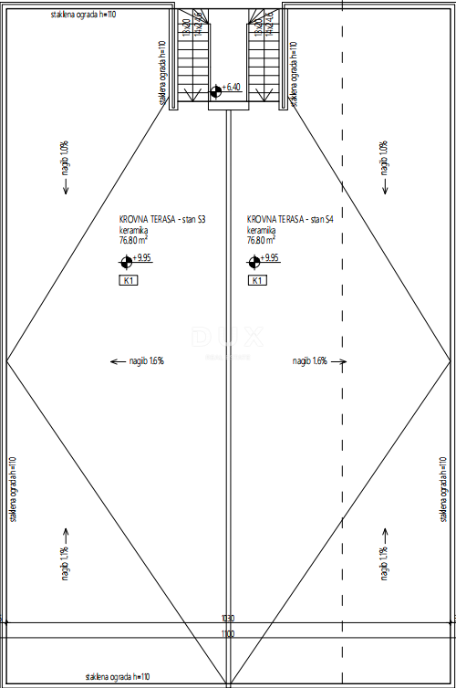 DALMATIA, PISAK – Appartamenti con due camere da letto e terrazza sul tetto